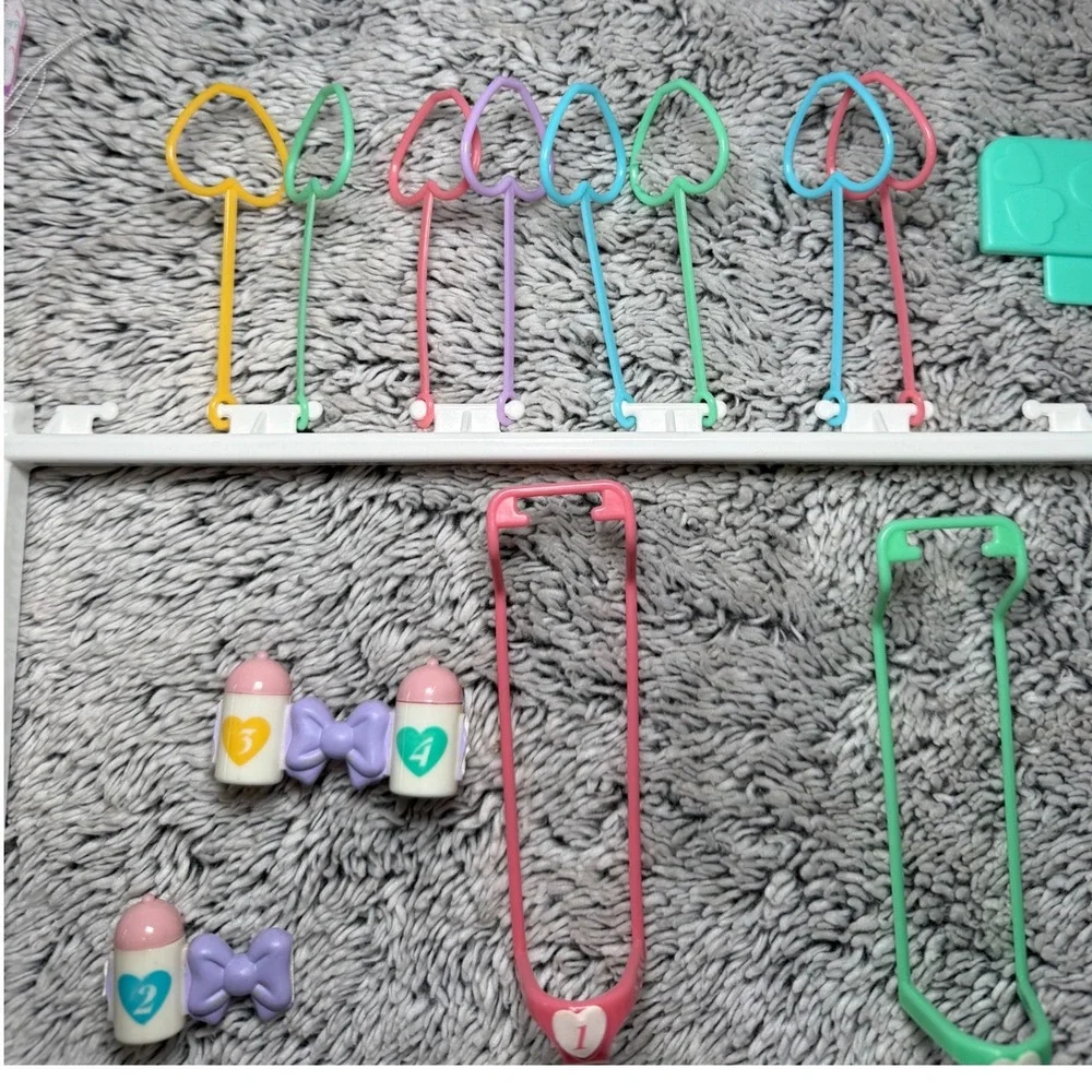 Vintage 1989 Tyco Quints Playground 22 Pc Accessories Lot Replacement Parts